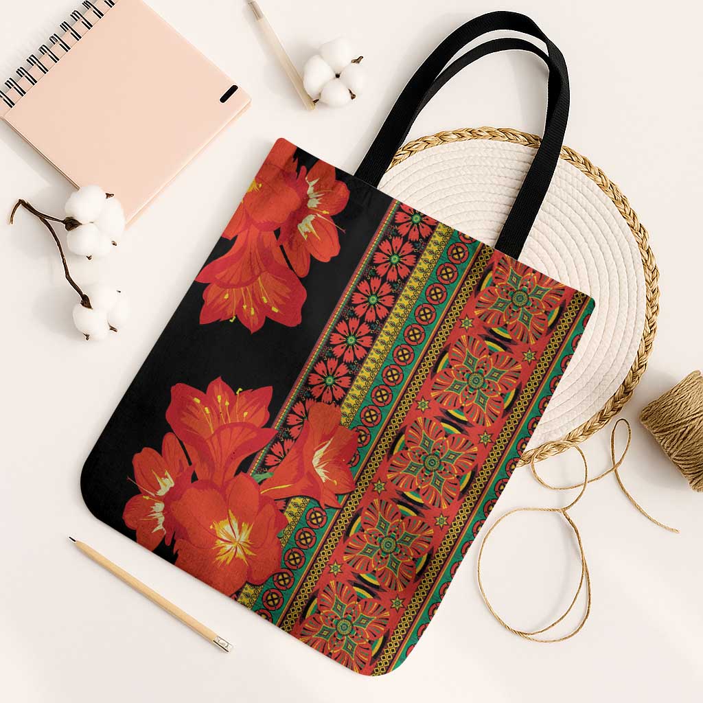 Africa Beauty Clivia Miniata Flowers Tote Bag