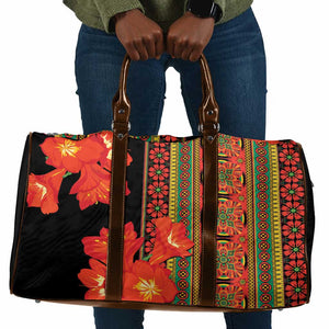 Africa Beauty Clivia Miniata Flowers Travel Bag
