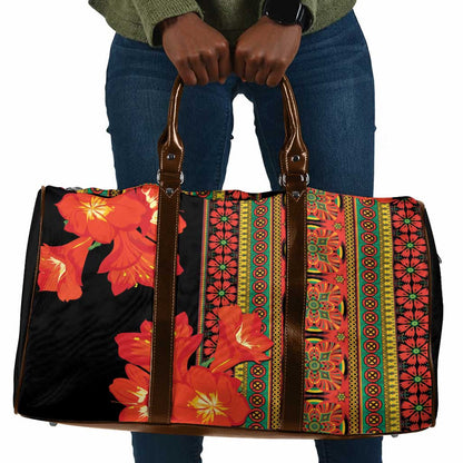 Africa Beauty Clivia Miniata Flowers Travel Bag