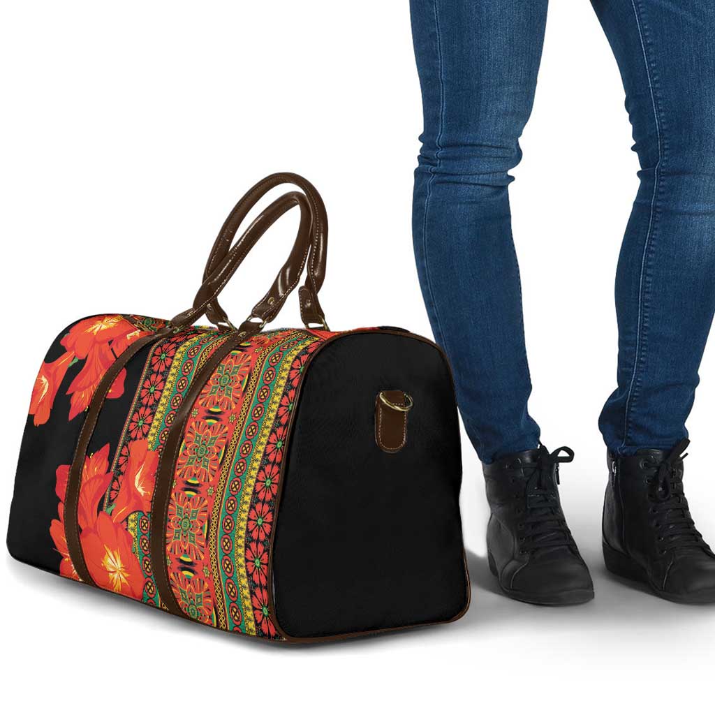 Africa Beauty Clivia Miniata Flowers Travel Bag