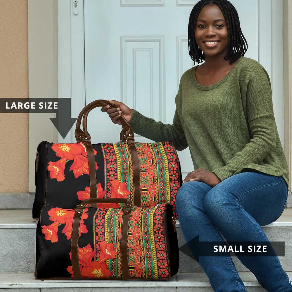 Africa Beauty Clivia Miniata Flowers Travel Bag