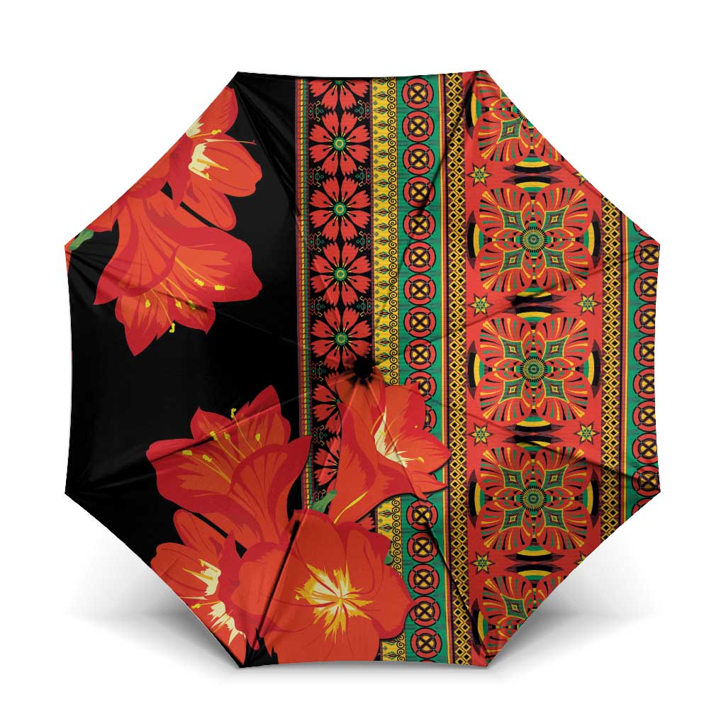 Africa Beauty Clivia Miniata Flowers Umbrella