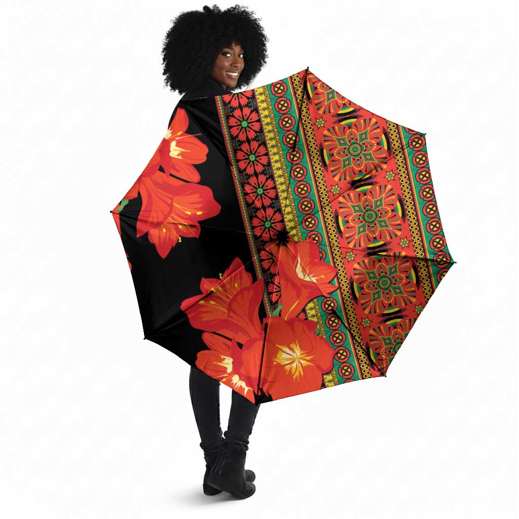 Africa Beauty Clivia Miniata Flowers Umbrella