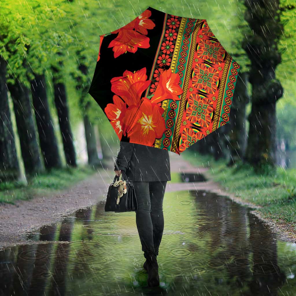 Africa Beauty Clivia Miniata Flowers Umbrella
