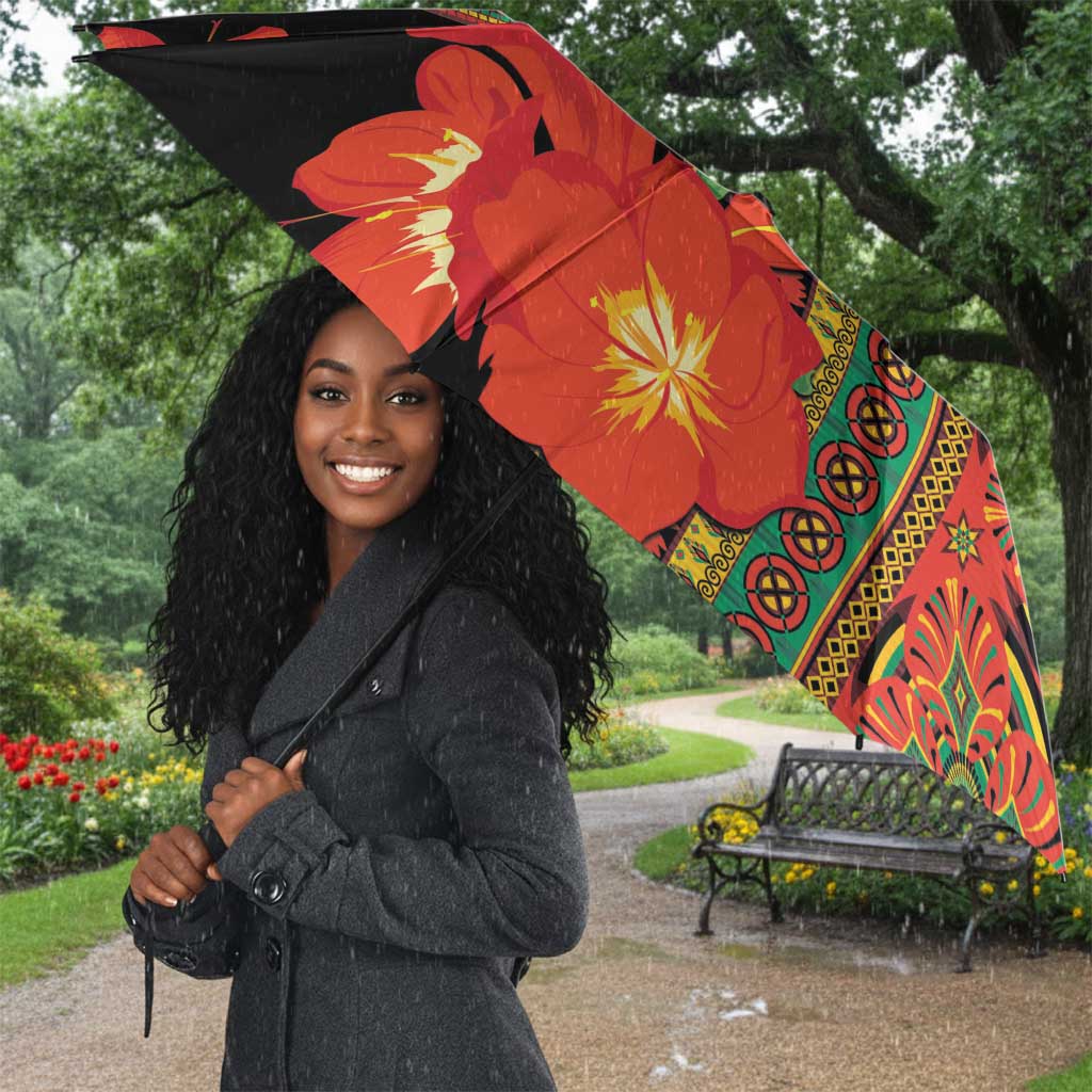 Africa Beauty Clivia Miniata Flowers Umbrella