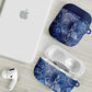 Africa Floral mix Maasai Shuka AirPods Case Blue Moitf