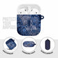 Africa Floral mix Maasai Shuka AirPods Case Blue Moitf