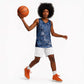 Afro Floral mix Maasai Shuka Basketball Jersey Blue Moitf LT9