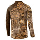 Africa Floral mix Maasai Shuka Button Sweatshirt Gold Moitf