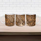 Africa Floral mix Maasai Shuka Ceramic Mug Gold Moitf