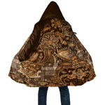 Africa Floral mix Maasai Shuka Cloak Gold Moitf