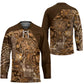 Africa Floral mix Maasai Shuka Hockey Jersey Gold Moitf