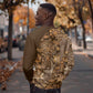 Afro Floral mix Maasai Shuka Sweatshirt Gold Moitf