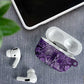 Africa Floral mix Maasai Shuka AirPods Case Purple Moitf