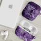 Africa Floral mix Maasai Shuka AirPods Case Purple Moitf