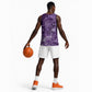 Afro Floral mix Maasai Shuka Basketball Jersey Purple Moitf LT9