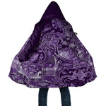 Africa Floral mix Maasai Shuka Cloak Purple Moitf