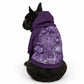 Africa Floral mix Maasai Shuka Pet Hoodie Purple Motif