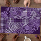Africa Floral mix Maasai Shuka Puzzle Purple Moitf