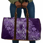 Africa Floral mix Maasai Shuka Travel Bag Purple Moitf