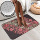 Africa Floral mix Maasai Shuka Bathroom Set Red Moitf