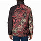 Africa Floral mix Maasai Shuka Padded Jacket Red Moitf