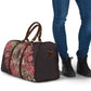 Africa Floral mix Maasai Shuka Travel Bag Red Moitf