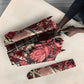 Africa Floral mix Maasai Shuka Umbrella Red Moitf