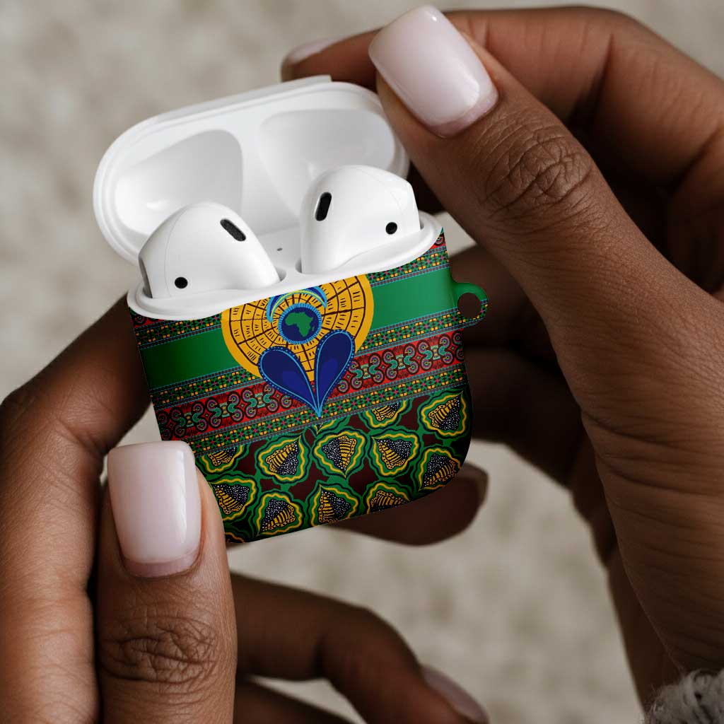 African Pattern Traditional Kanga Style AirPods Case