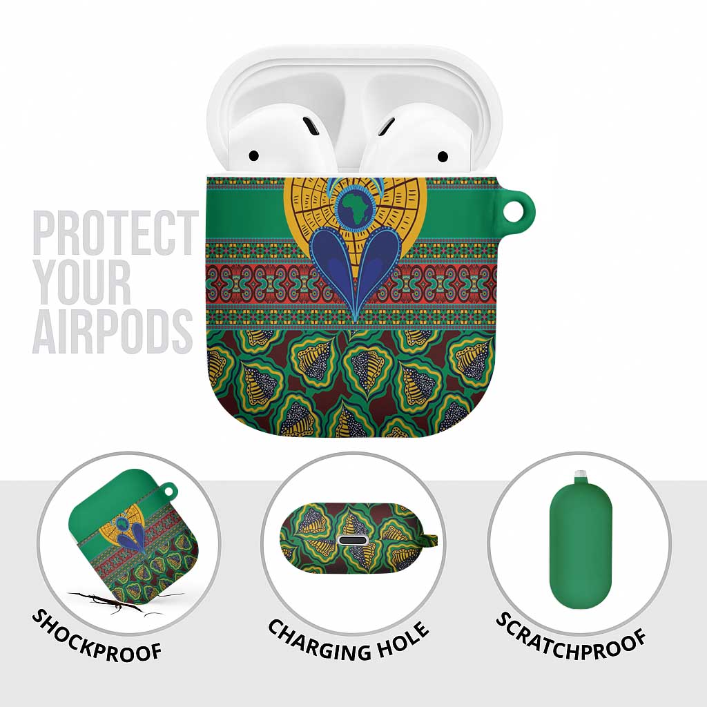 African Pattern Traditional Kanga Style AirPods Case