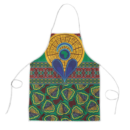 African Pattern Traditional Kanga Style Apron