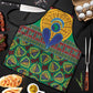 African Pattern Traditional Kanga Style Apron