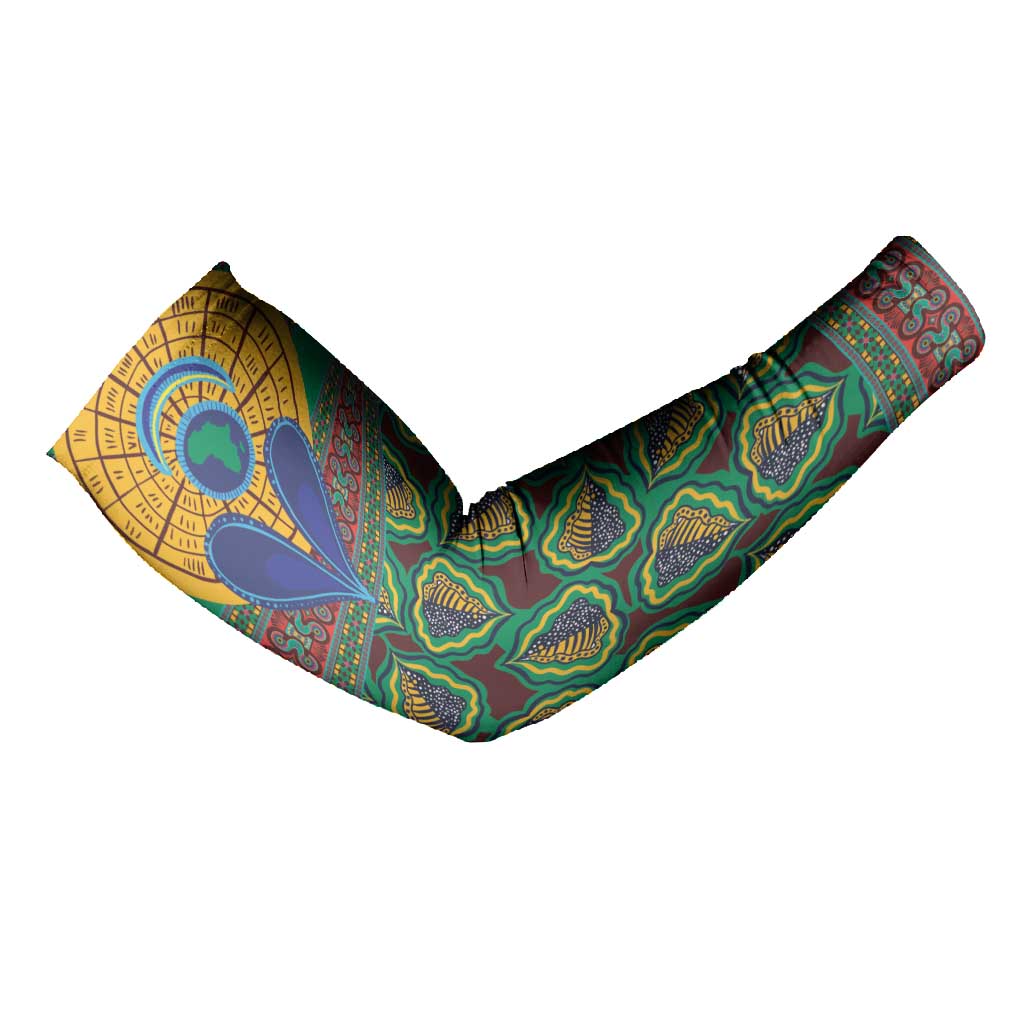 African Pattern Traditional Kanga Style Arm Sleeves