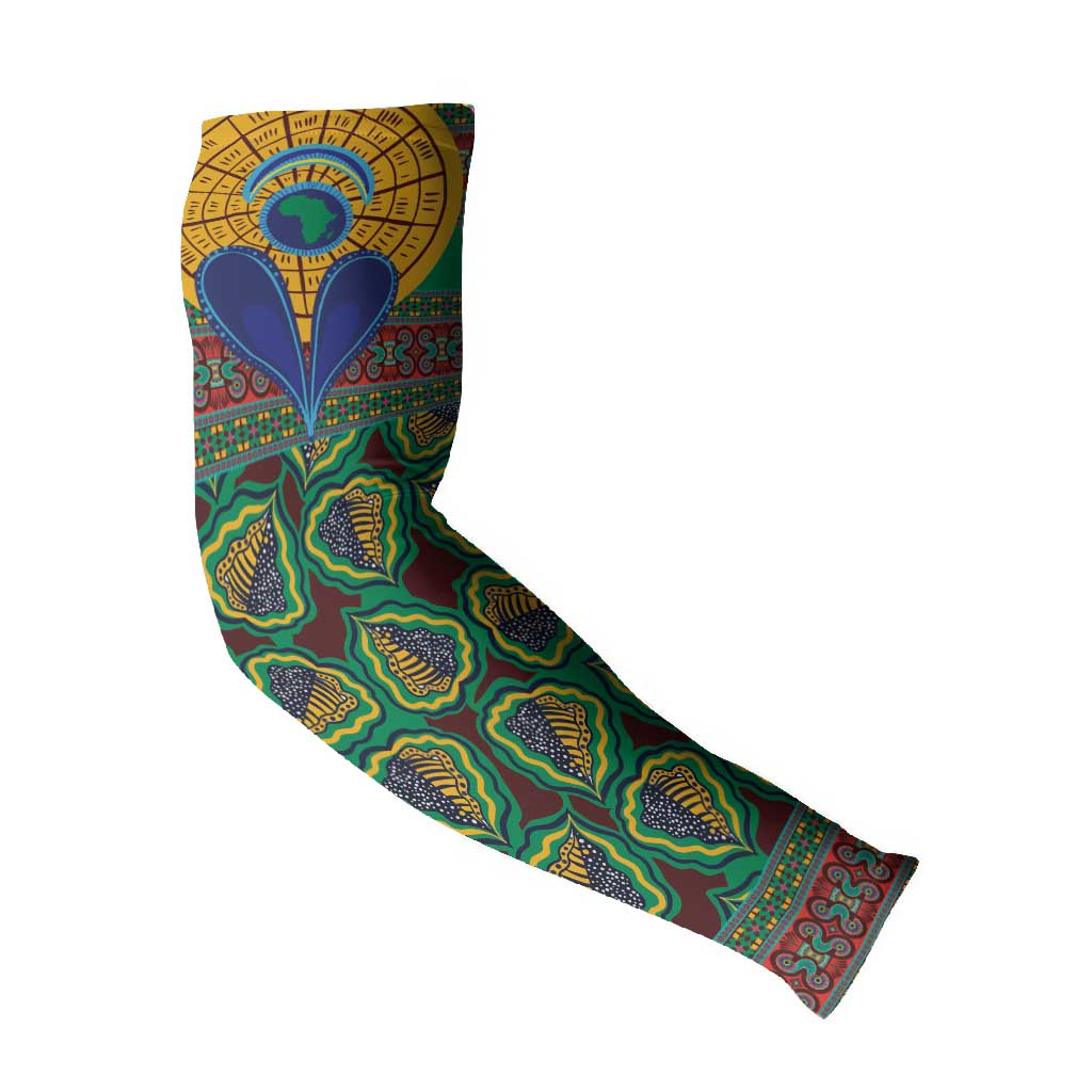 African Pattern Traditional Kanga Style Arm Sleeves