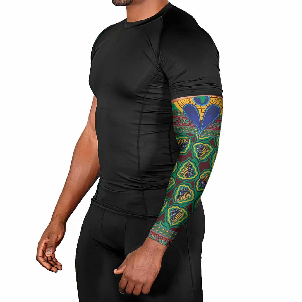African Pattern Traditional Kanga Style Arm Sleeves