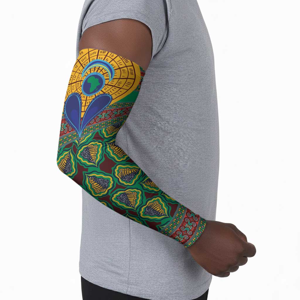 African Pattern Traditional Kanga Style Arm Sleeves