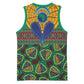 Afro Pattern Traditional Kanga Style Basketball Jersey LT9