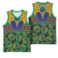 Afro Pattern Traditional Kanga Style Basketball Jersey LT9