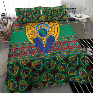 Afro Pattern Traditional Kanga Style Bedding Set