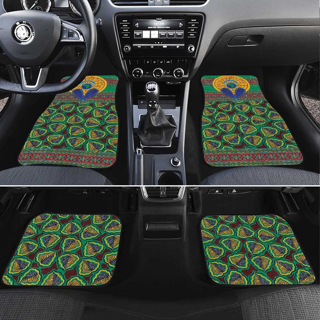 Afro Pattern Traditional Kanga Style Car Mats