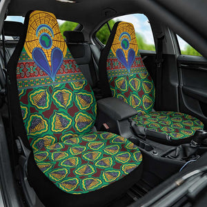 Afro Pattern Traditional Kanga Style Car Seat Cover