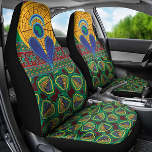 Afro Pattern Traditional Kanga Style Car Seat Cover