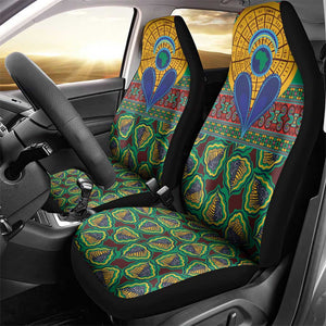 Afro Pattern Traditional Kanga Style Car Seat Cover