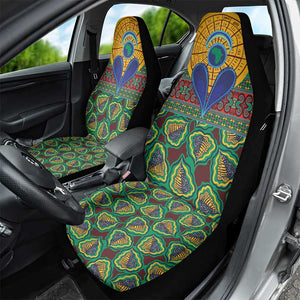 Afro Pattern Traditional Kanga Style Car Seat Cover