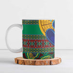 African Pattern Traditional Kanga Style Ceramic Mug