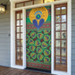 African Pattern Traditional Kanga Style Door Cover