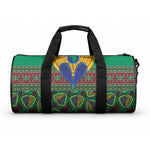 African Pattern Traditional Kanga Style Duffle Bag