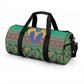 African Pattern Traditional Kanga Style Duffle Bag