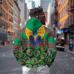 Afro Pattern Traditional Kanga Style Hoodie