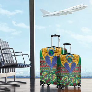 Afro Pattern Traditional Kanga Style Luggage Cover